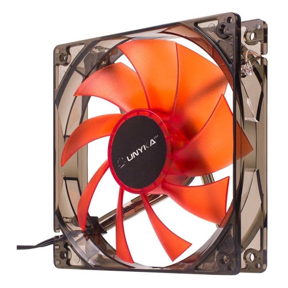 Ventilador cpu Unykach 51792 LED roja 120mm