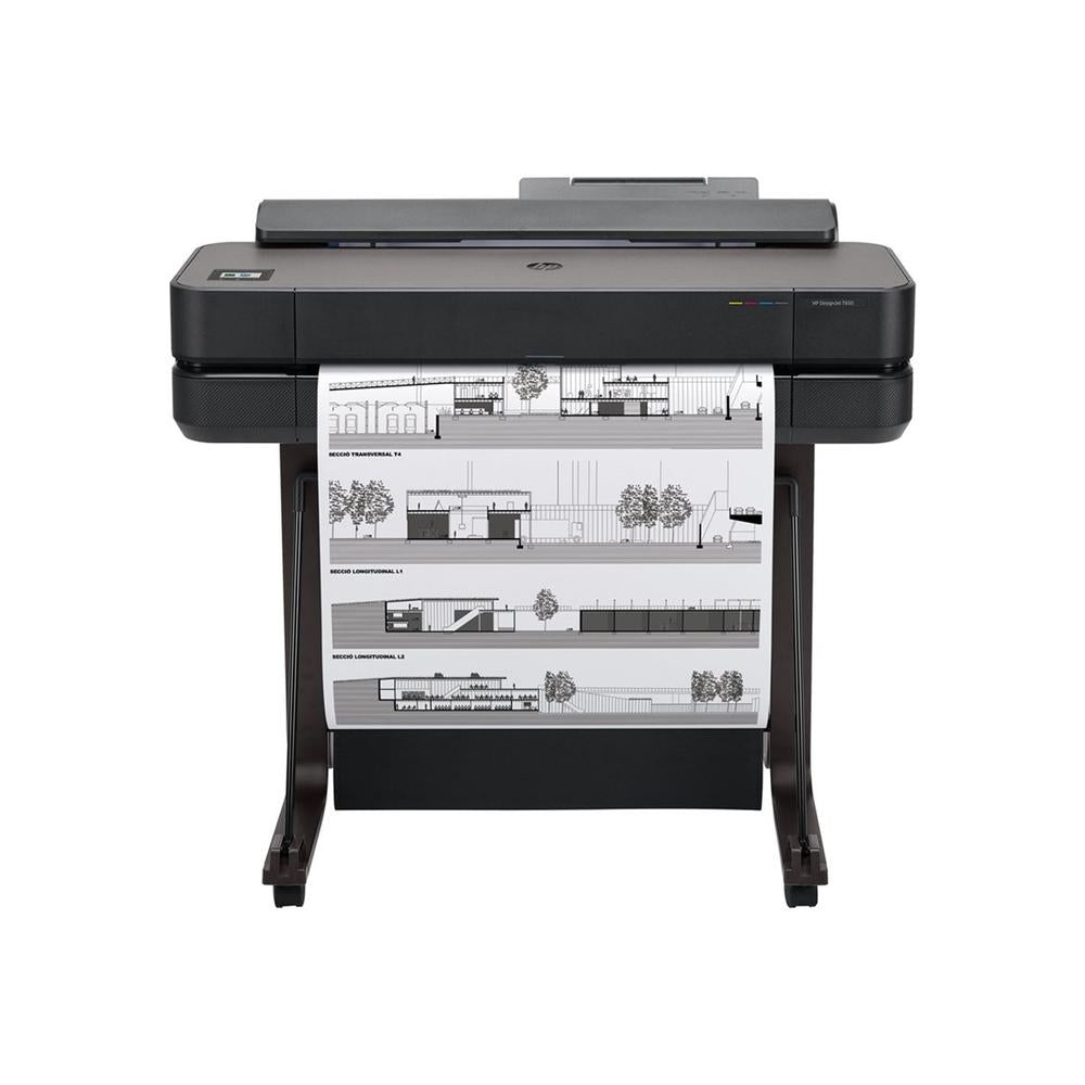 Plotter HP designjet t650 a1 24 pulgadas red · WiFi · cortadora horizontal automatica
