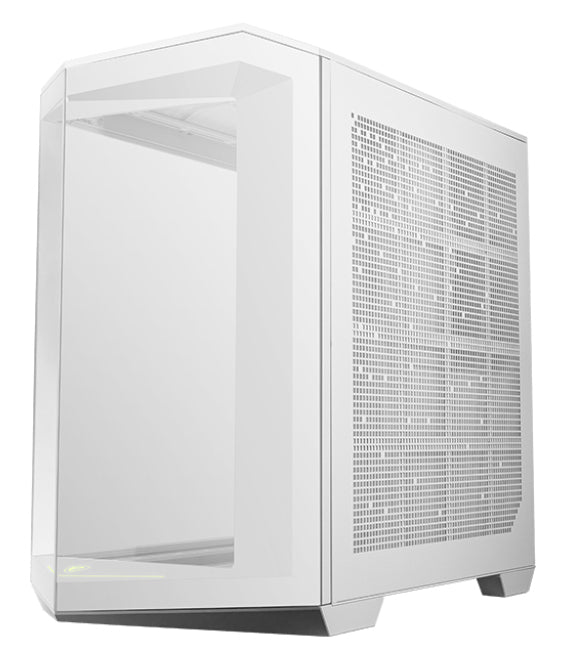 Caja ordenador gaming MSI mag pano 100r pz ATX RGB cristal templado blanco