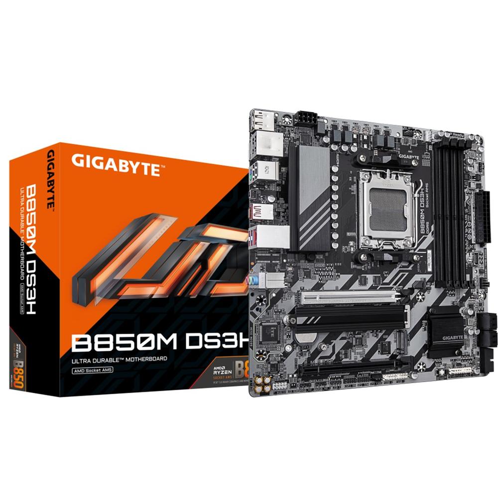 Placa base Gigabyte b850m ds3h mATX · 4x DDR5