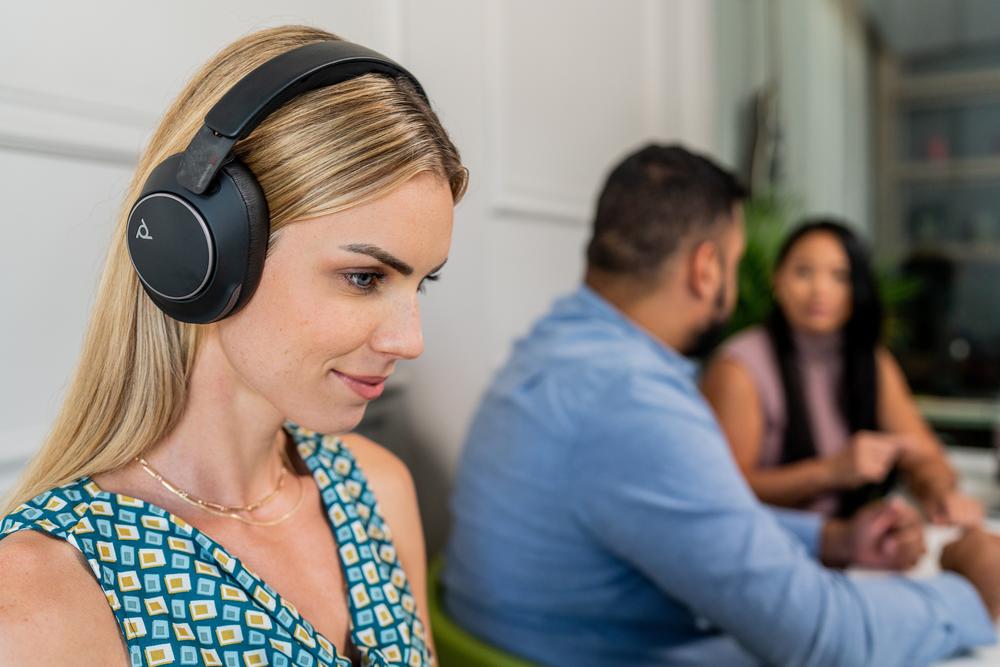 Auriculares Poly voyager surround 80 uc USB - c headset + adaptador USB - c - a