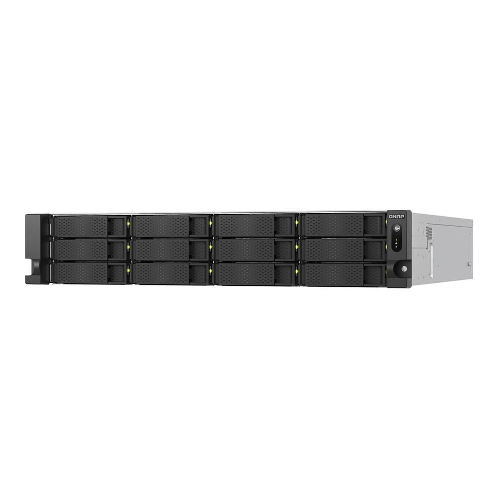 Servidor nas Qnap ts - h1277axu - rp - r7 - 32g 12 bahias 2u rack 32GB gigabit ethernet