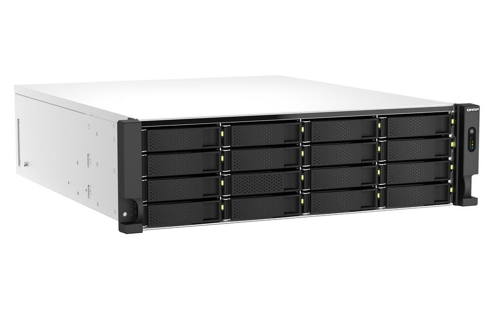 Servidor nas Qnap ts - h2287xu - rp - e2378 - 64g 22 bahias 3u rack 64GB