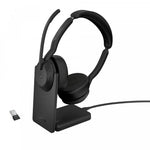 Auriculares Jabra evolve2 55 ms stereo inalambrico negro