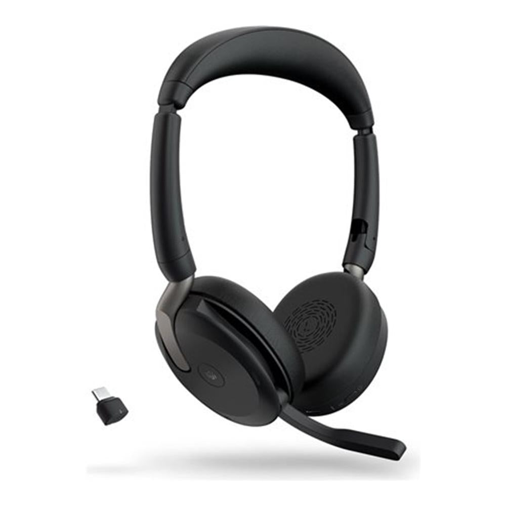 Auriculares Jabra evolve2 65 flex ms stereo inalambrico negro