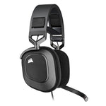 Auricular gaming Corsair stereo Corsair hs80 RGB USB gris