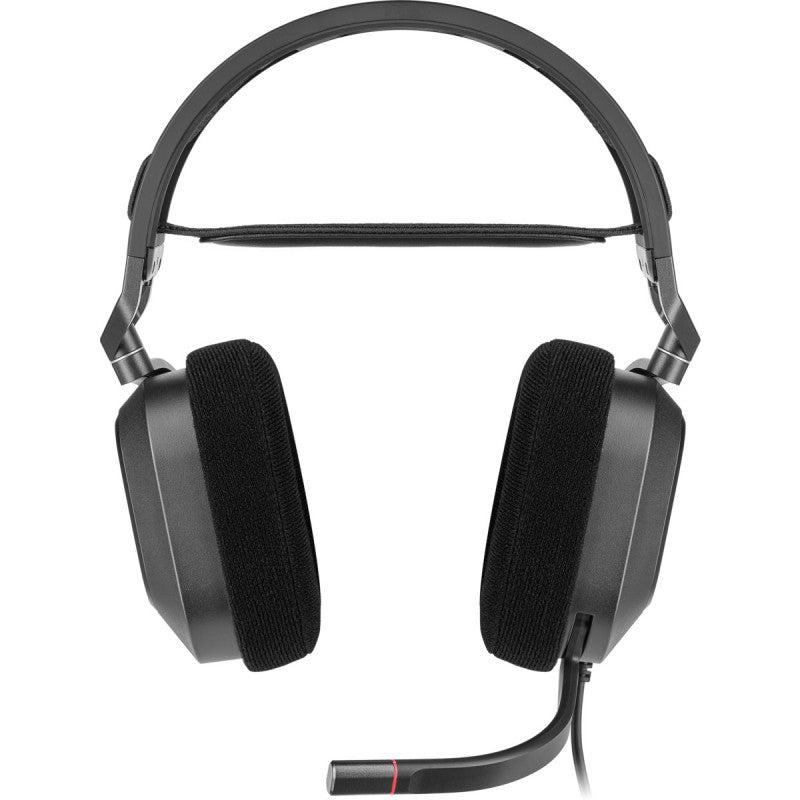 Auricular gaming Corsair stereo Corsair hs80 RGB USB gris
