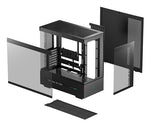 Caja ordenador gaming Deepcool ATX ch690 cristal templado negra