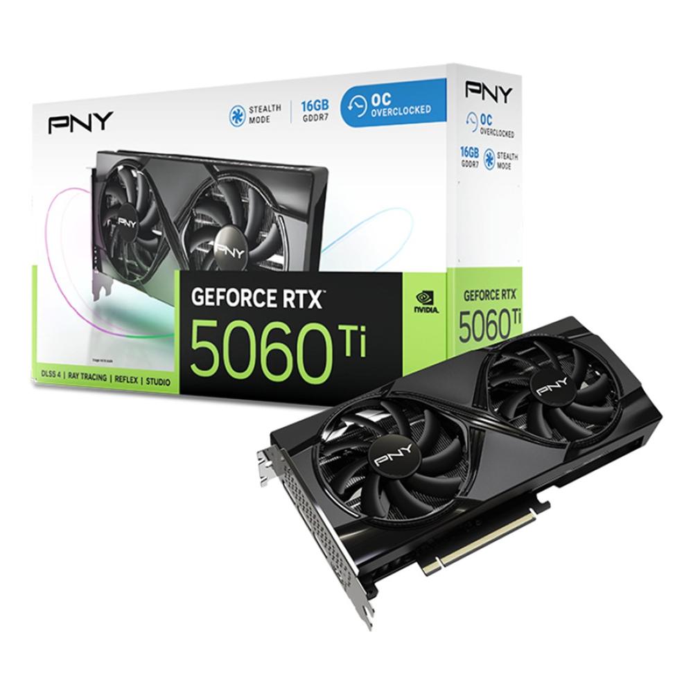 Tarjeta grafica PNY RTX 5060ti 16GB oc gddr7
