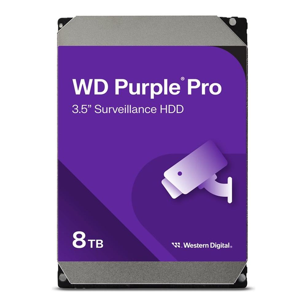 Disco duro interno HDD wd western digital purple pro wd8002purp 8TB 3.5 pulgadas SATA 6GB - s 7200rpm 256MB