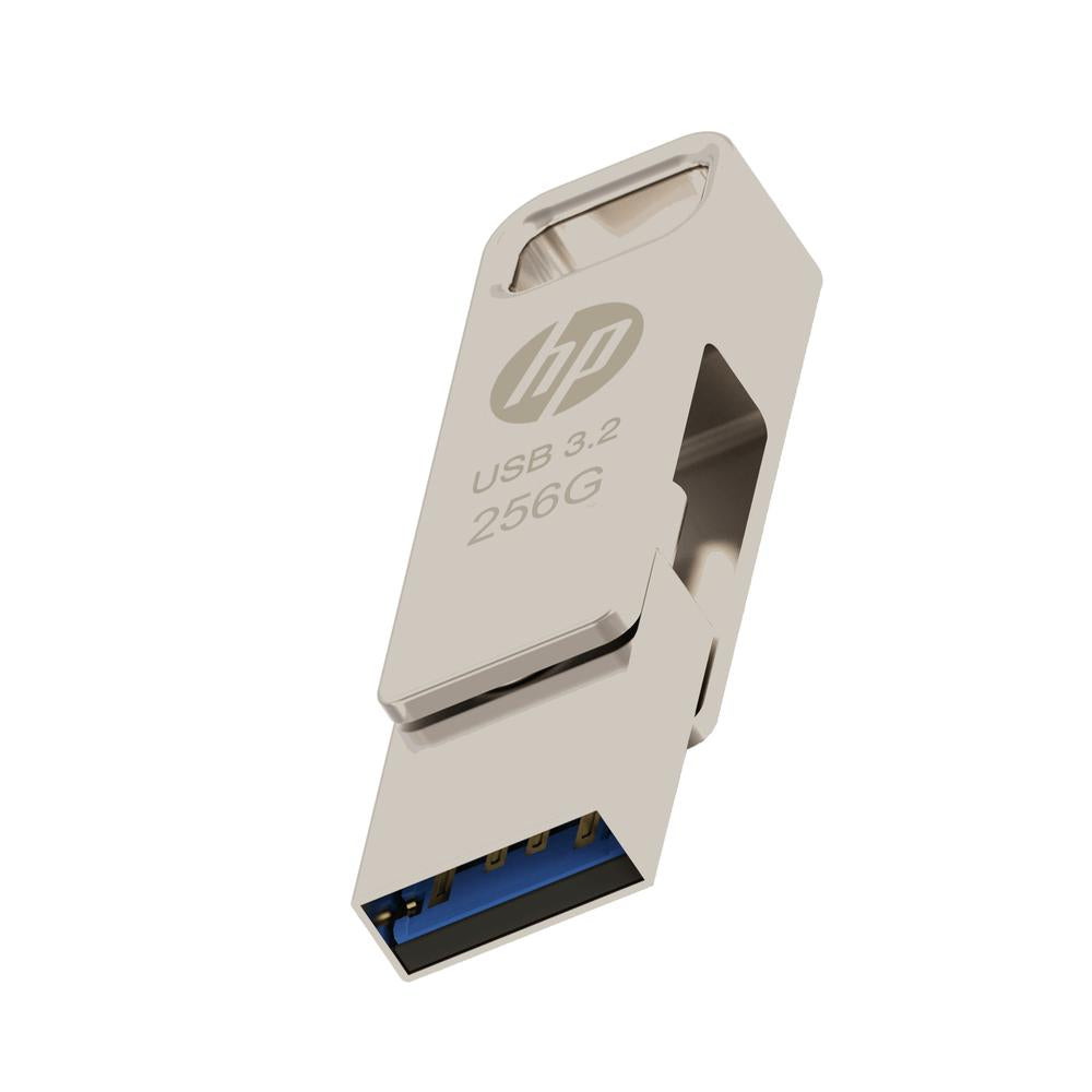 Memoria USB 3.2 - USB tipo c HP x206c otc 256GB metal