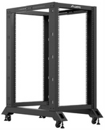 Armario Lanberg abierto rack 19 pulgadas 22u · 600x1000 negro