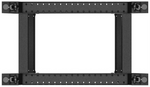 Armario Lanberg abierto rack 19 pulgadas 22u · 600x1000 negro
