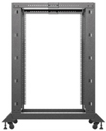 Armario Lanberg abierto rack 19 pulgadas 22u · 600x1000 negro