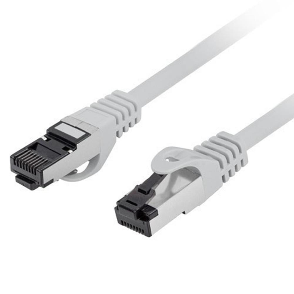 Cable red Lanberg latiguillo cat.8.1 s - ftp lszh cu 0.25m gris fluke passed