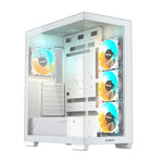 Caja ordenador gaming Gigabyte c500 ATX cristal templado blanca