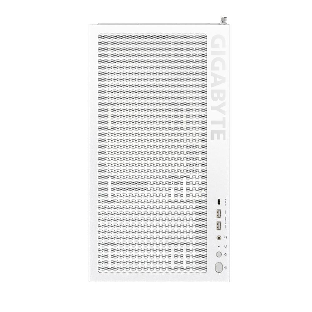 Caja ordenador gaming Gigabyte c500 ATX cristal templado blanca