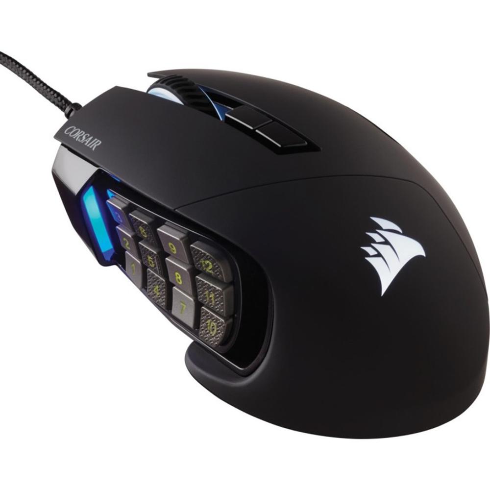 Raton gaming Corsair scimitar elite RGB negro