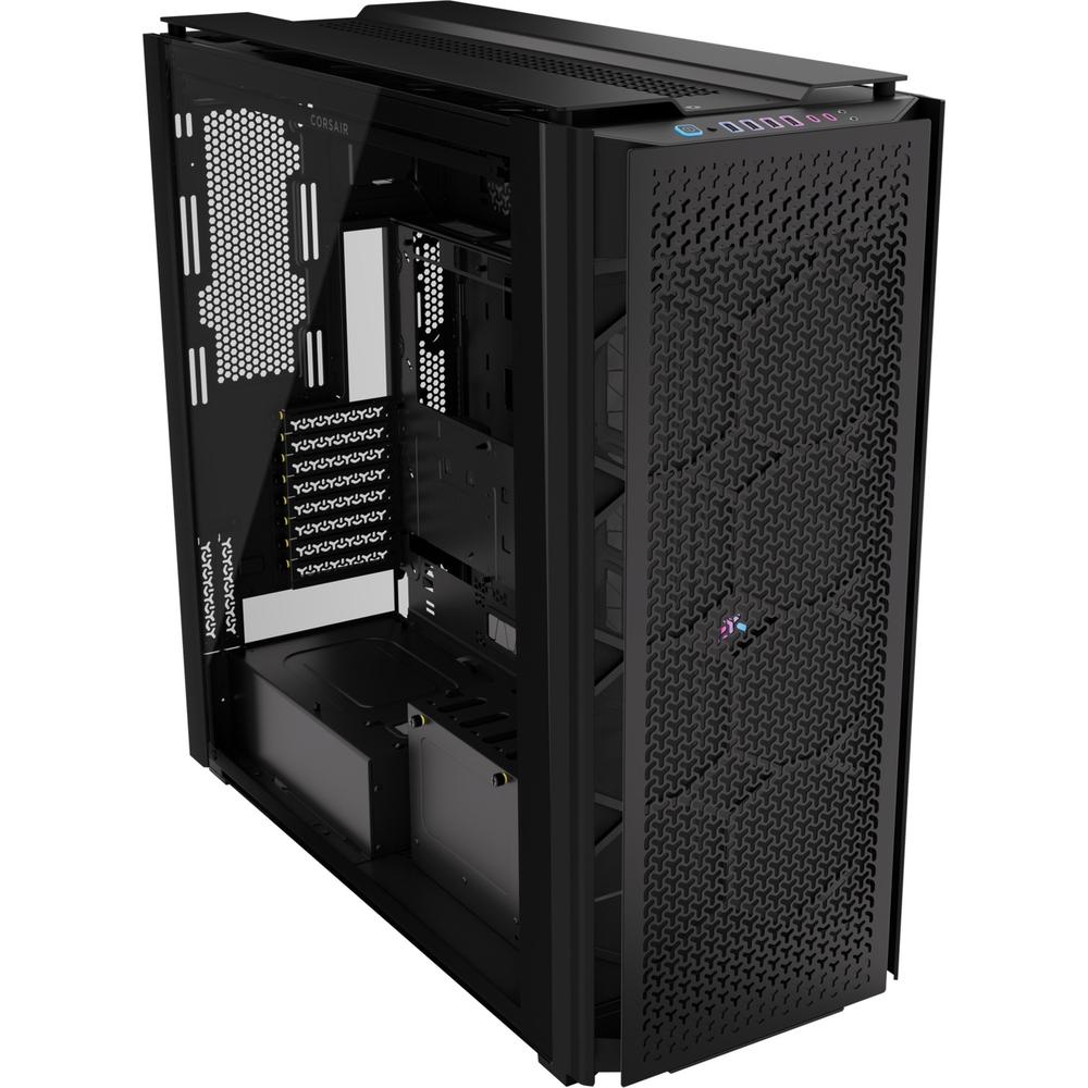 Caja ordenador gaming Corsair icue 9000d airflow ATX RGB cristal templado negra