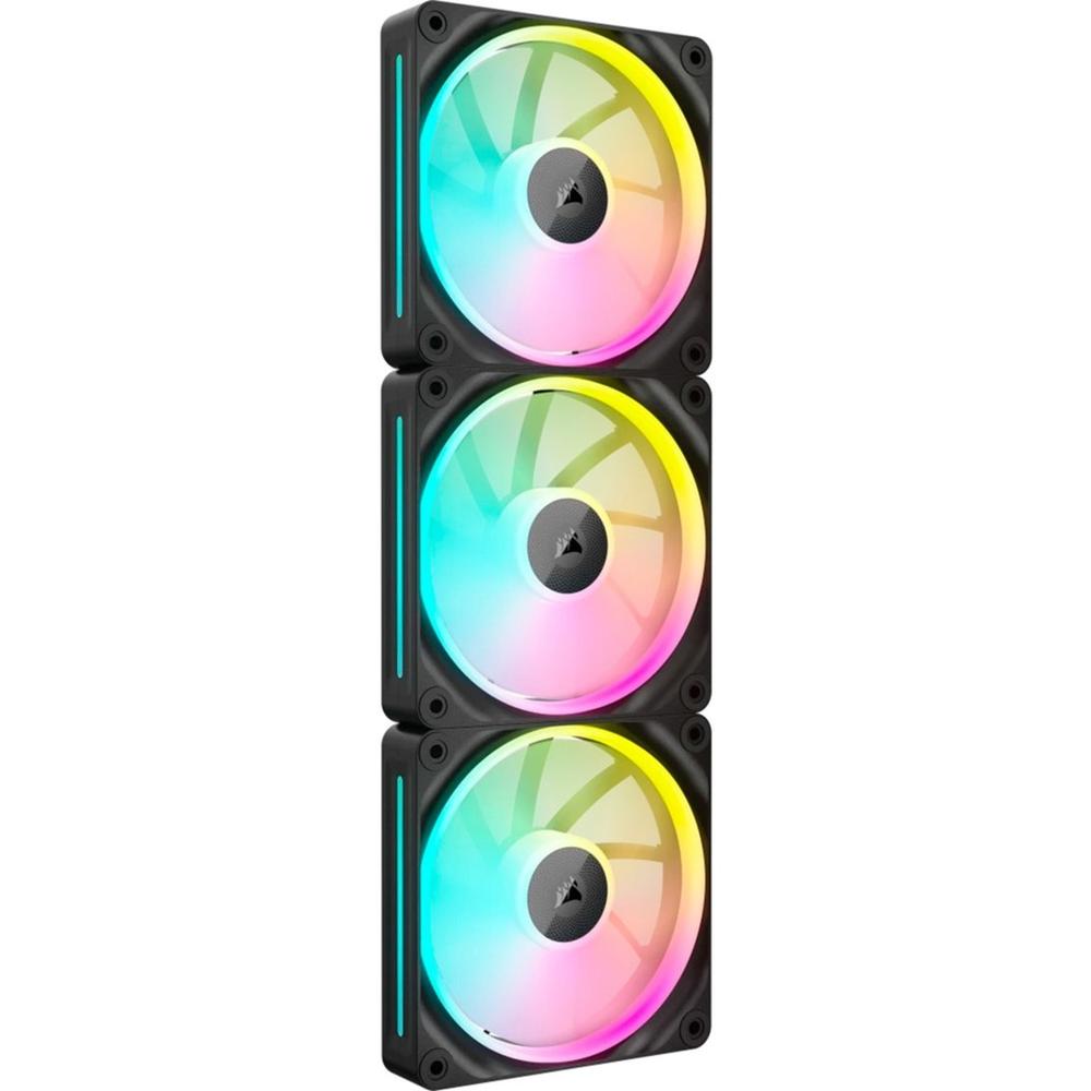 Ventilador caja Corsair lx120 icue link RGB 3x 120mm negro