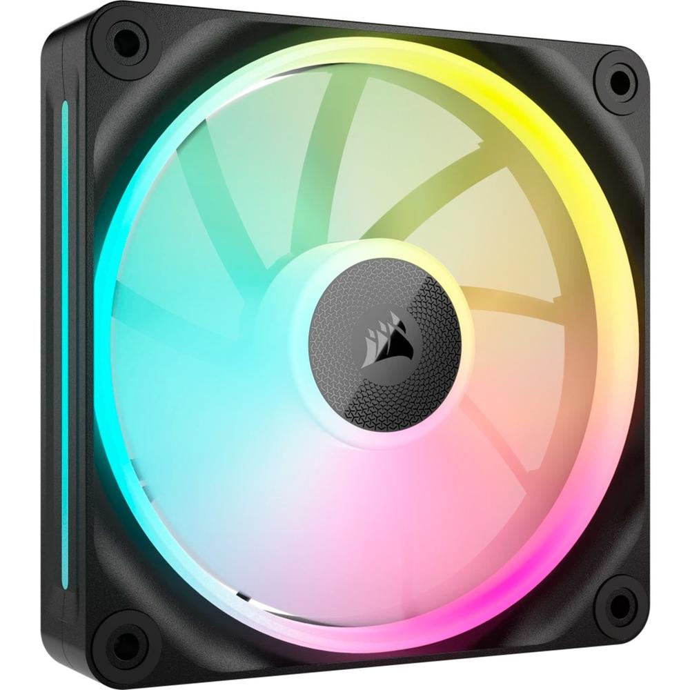 Ventilador caja Corsair lx120 icue link RGB 3x 120mm negro