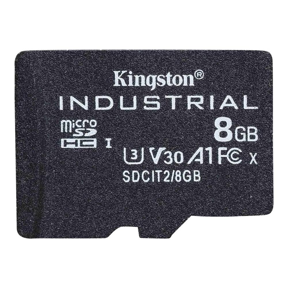 Tarjeta memoria sdhc 8GB Kingston industrial uhs - i cl10