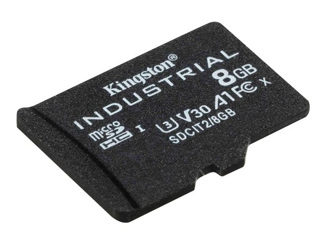 Tarjeta memoria sdhc 8GB Kingston industrial uhs - i cl10