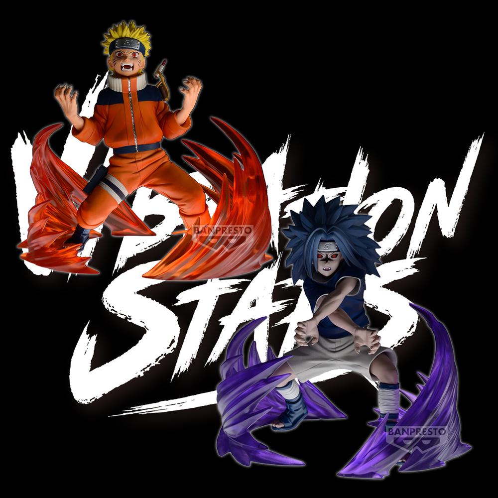 Figura Banpresto naruto 72 series 26&27 vibration stars - naruto uzumaki & sasuke uchiha - (b:sasuke uchiha) 15cm