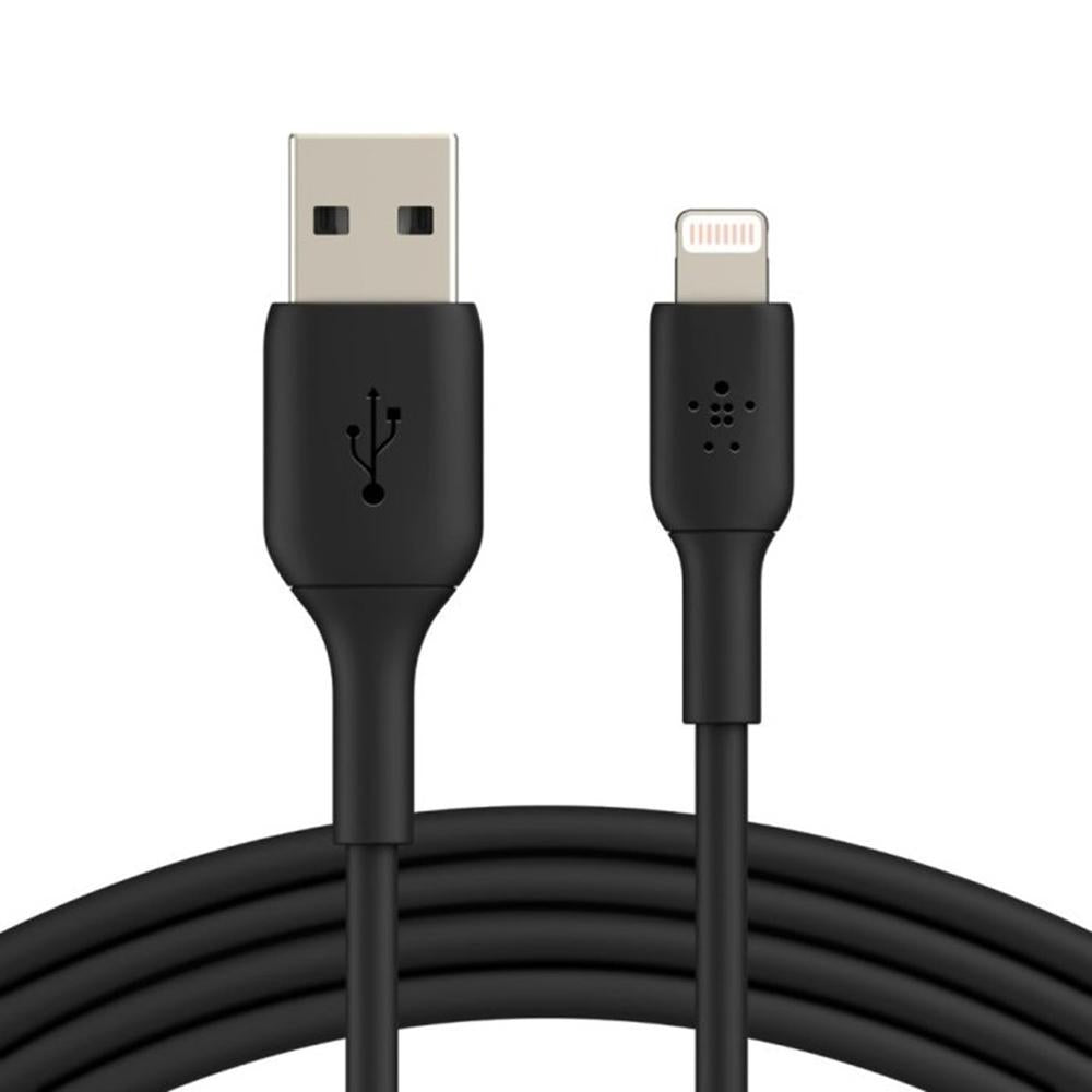 Cable lightning a USB tipo a Belkin 1m · macho - macho · negro