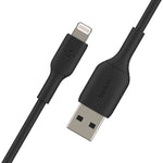 Cable lightning a USB tipo a Belkin 1m · macho - macho · negro