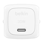 Cargador de pared Belkin wca008kq1mwh - b6 30w USB tipo c + cable USB tipo c blanco