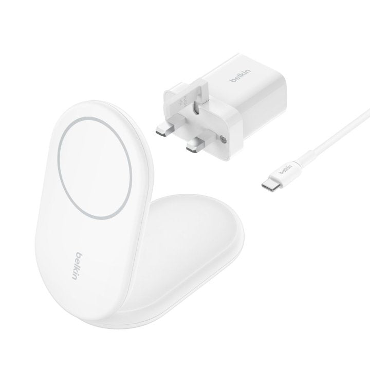 Cargador inalambrico Belkin wib007vfwh 15w blanco