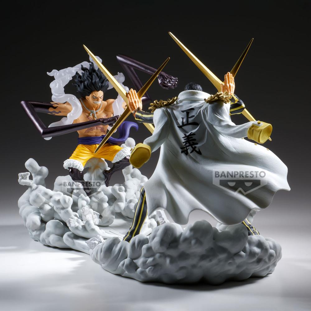 Figura Banpresto one piece senkozekkei - monkey d.luffy gear4