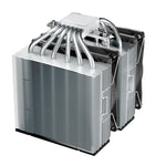 Ventilador disipador cpu be quiet pure rock pro 3 2 x 120mm negro