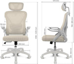 Silla gaming Drift drair35 blanca Beige detalle #beige