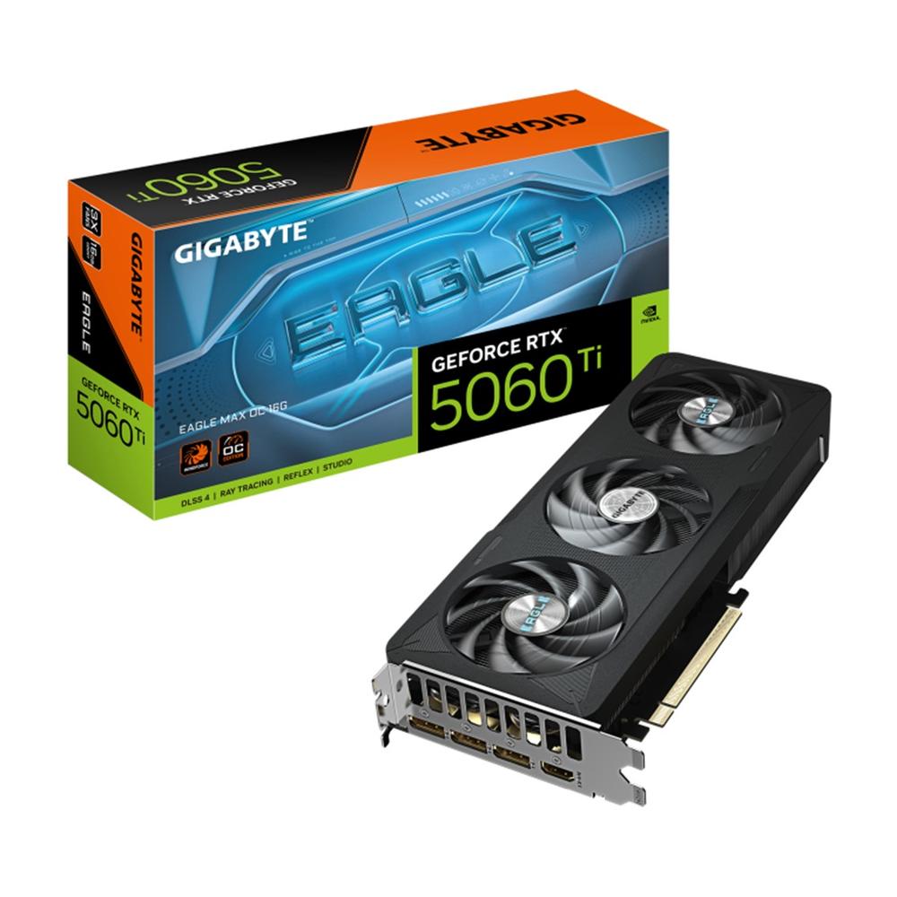 Tarjeta grafica Gigabyte RTX 5060 ti eagle max oc 16GB gddr7 · 3x dp · 1x HDMI pci express 5.0
