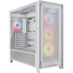 Caja ordenador gaming Corsair frame 5000d rs ATX argb cristal templado blanco