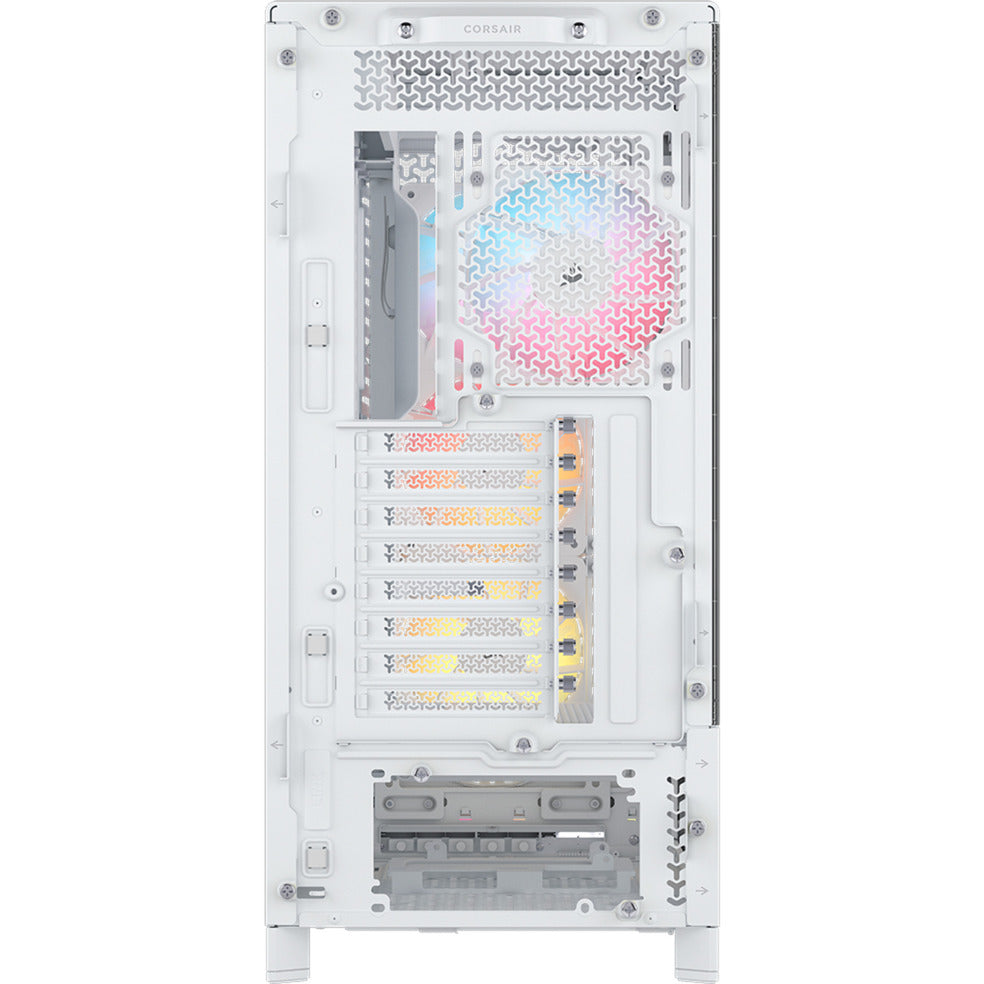 Caja ordenador gaming Corsair frame 5000d rs ATX argb cristal templado blanco