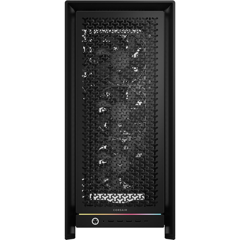 Caja ordenador gaming Corsair frame 5000d rs ATX cristal templado negra