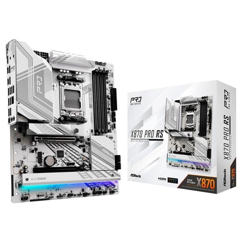 Placa base Asrock x870 pro rs eatx · 4xddr5 · 4xsata3