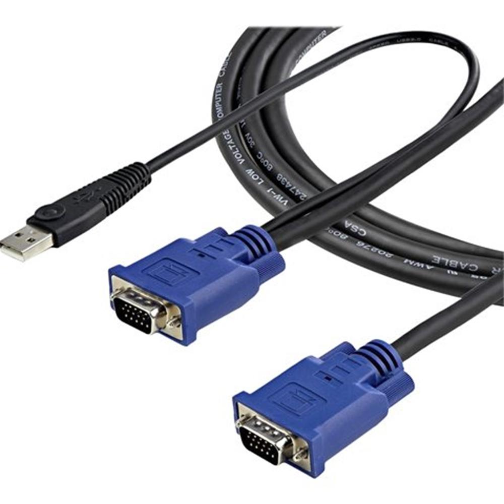 Cable vga a vga - USB 2.0 startech 3.05m · macho - macho · negro