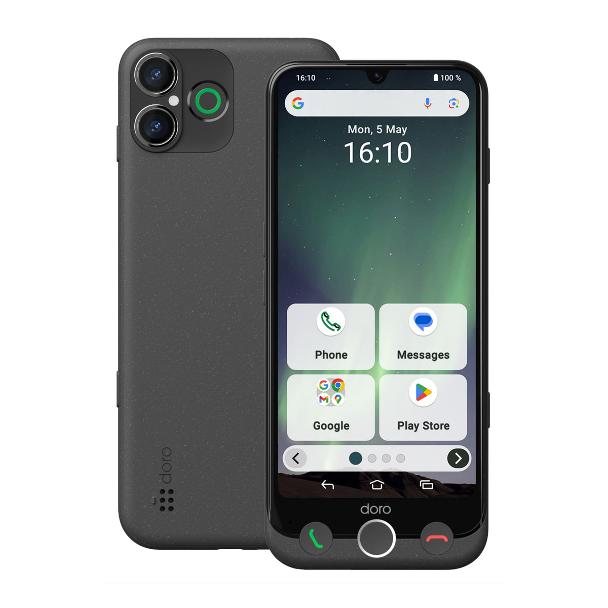 Telefono movil smartphone Doro aurora a30 4G · 6GB · 128GB · 6.1 pulgadas · graphite
