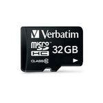 Tarjeta memoria micro sd Verbatim 32GB c10 + adaptador