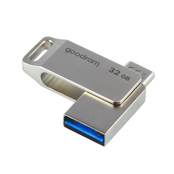 Memoria USB 3.2 - USB tipo c Goodram 32b oda3 plata