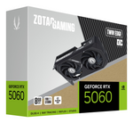 Tarjeta grafica Zotac RTX 5060 twin edge oc 8GB · 3x dp · 1x HDMI pci express 5.0