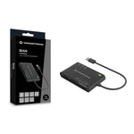 Card reader externo concentronic bian010b USB - c y USB - a sd - sdhc - sdxc - micro sd - mmc -ms - cf - xd
