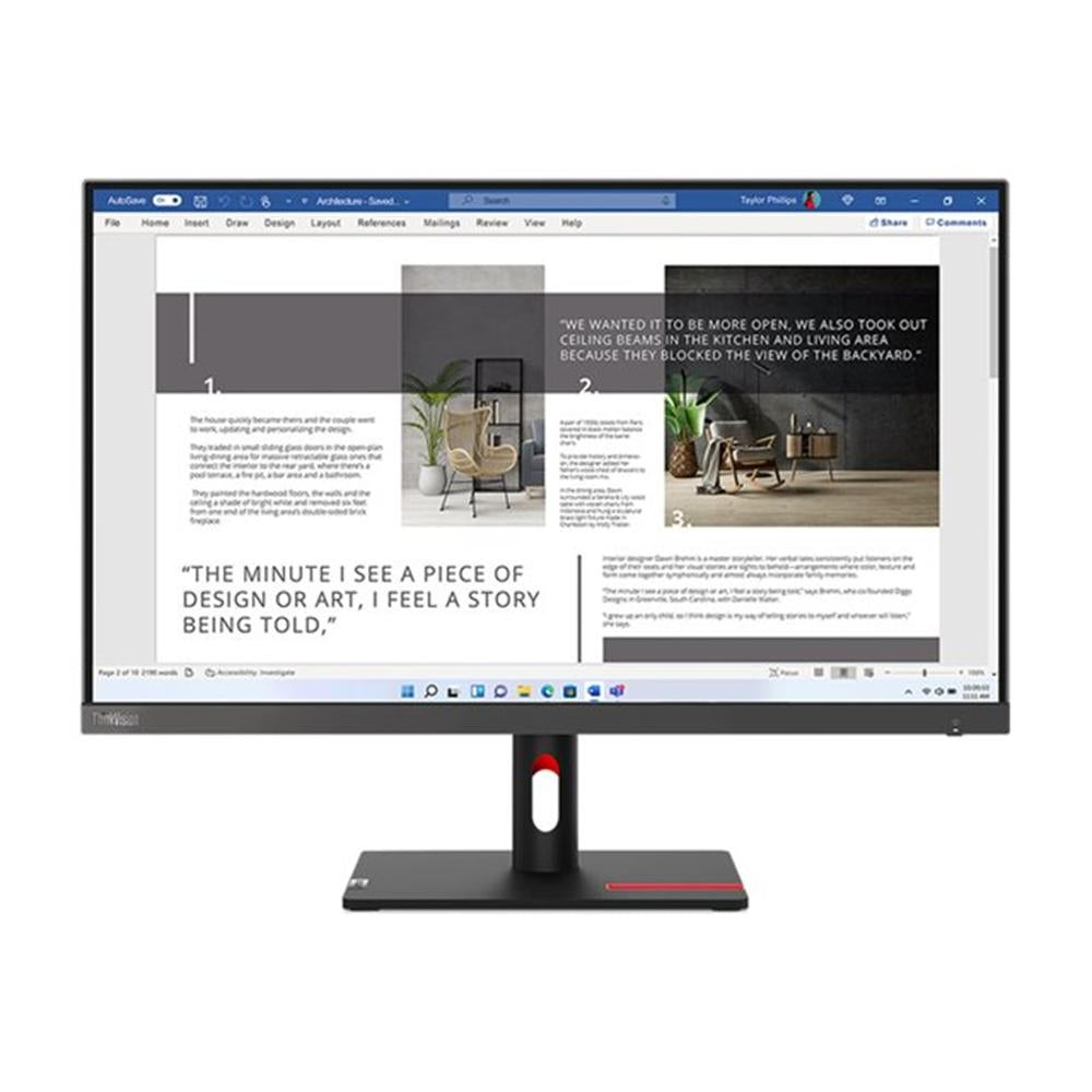 Monitor Lenovo thinkvision s27i - 30 27 pulgadas FHD 100hz