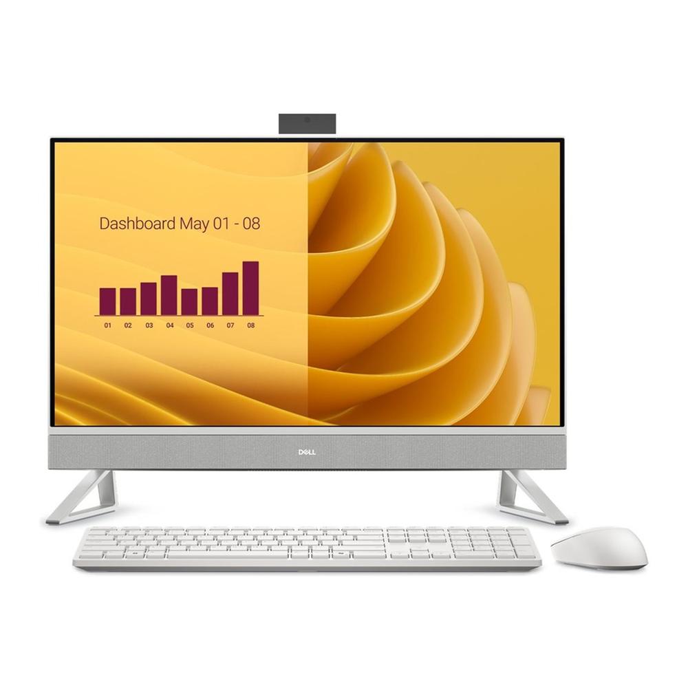 Ordenador all in one Dell ec27250 core 5 - 120u · 16GB · SSD 512GB · 27 pulgadas FHD · W11P