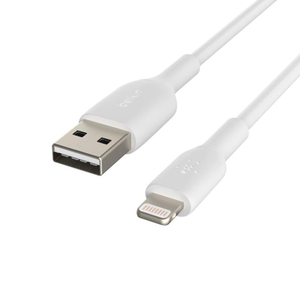 Cable lightning a USB tipo a Belkin 2m · macho - macho · blanco