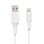 Cable lightning a USB tipo a Belkin 2m · macho - macho · blanco
